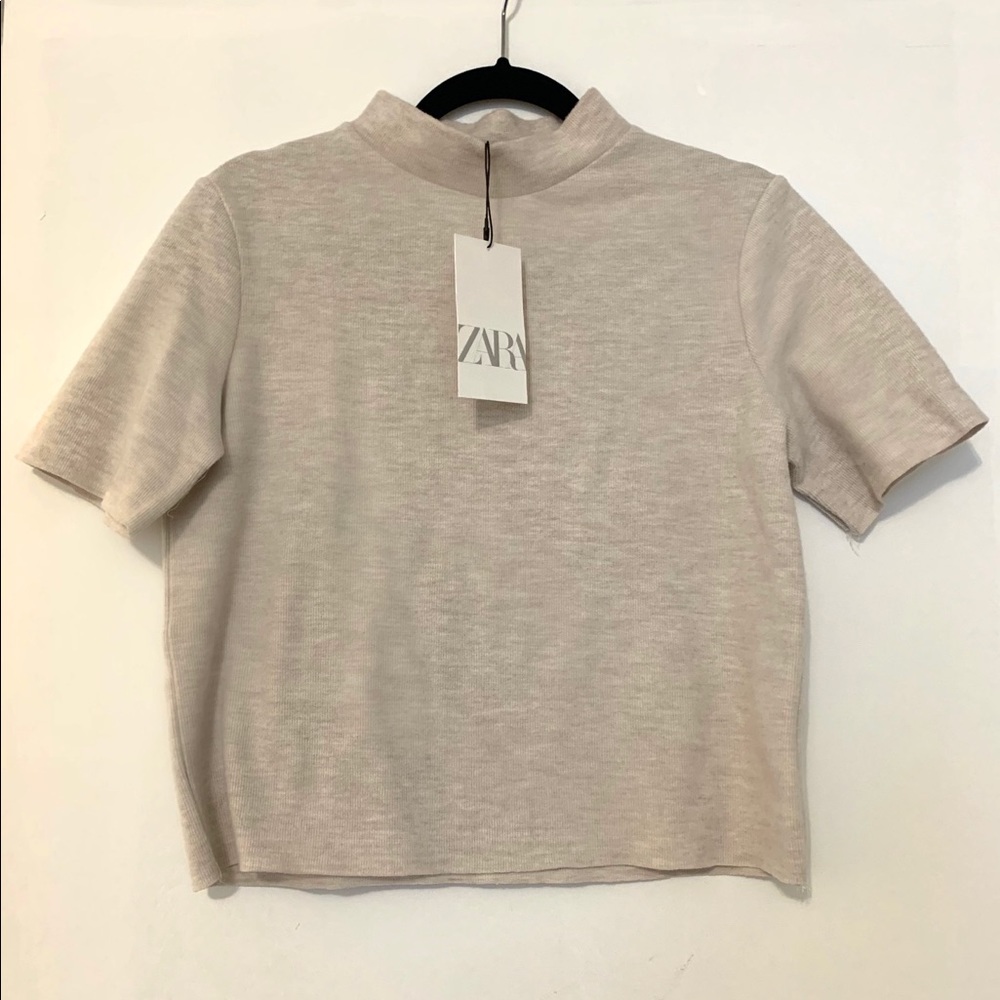 Zara knit t-shirt